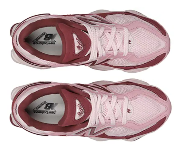 New Balance 9060 Pink Granite Washed Burgundy (GS)