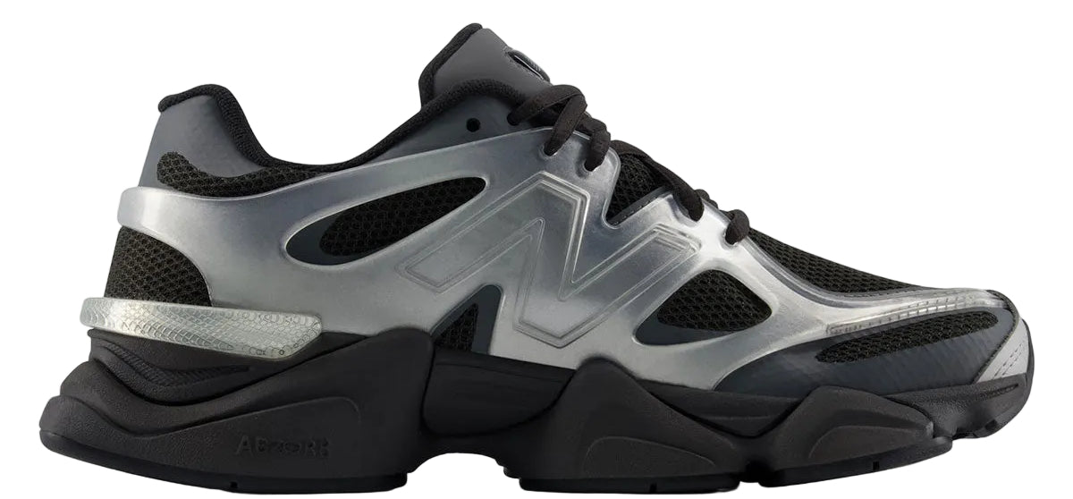 New Balance 9060 X Silver Metallic Black Cement