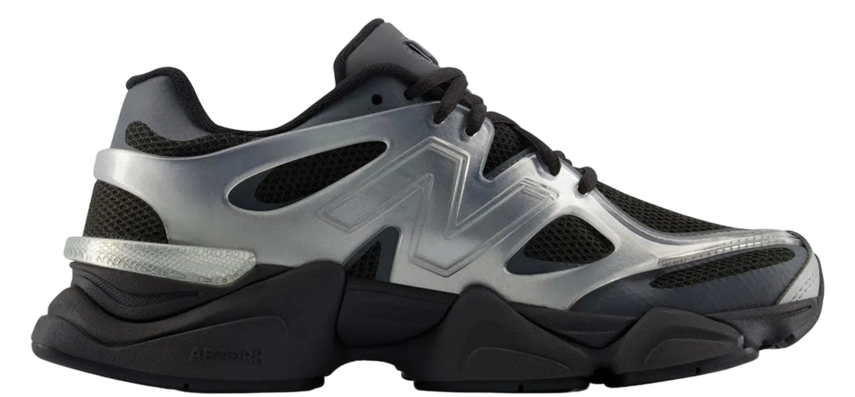 New Balance 9060 X Silver Metallic Black Cement