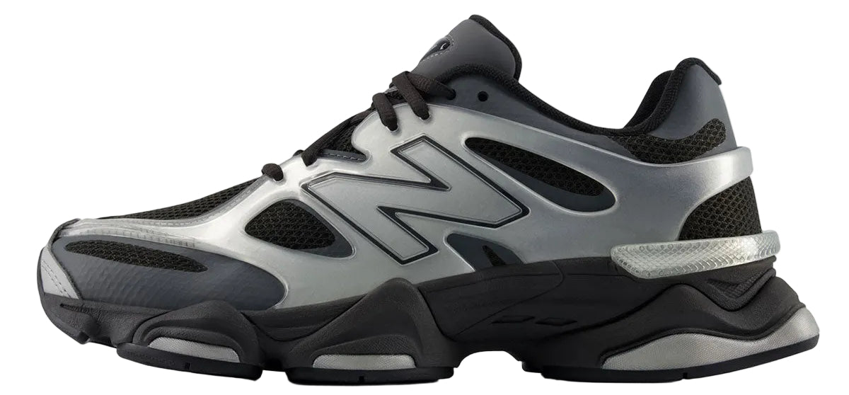 New Balance 9060 X Silver Metallic Black Cement
