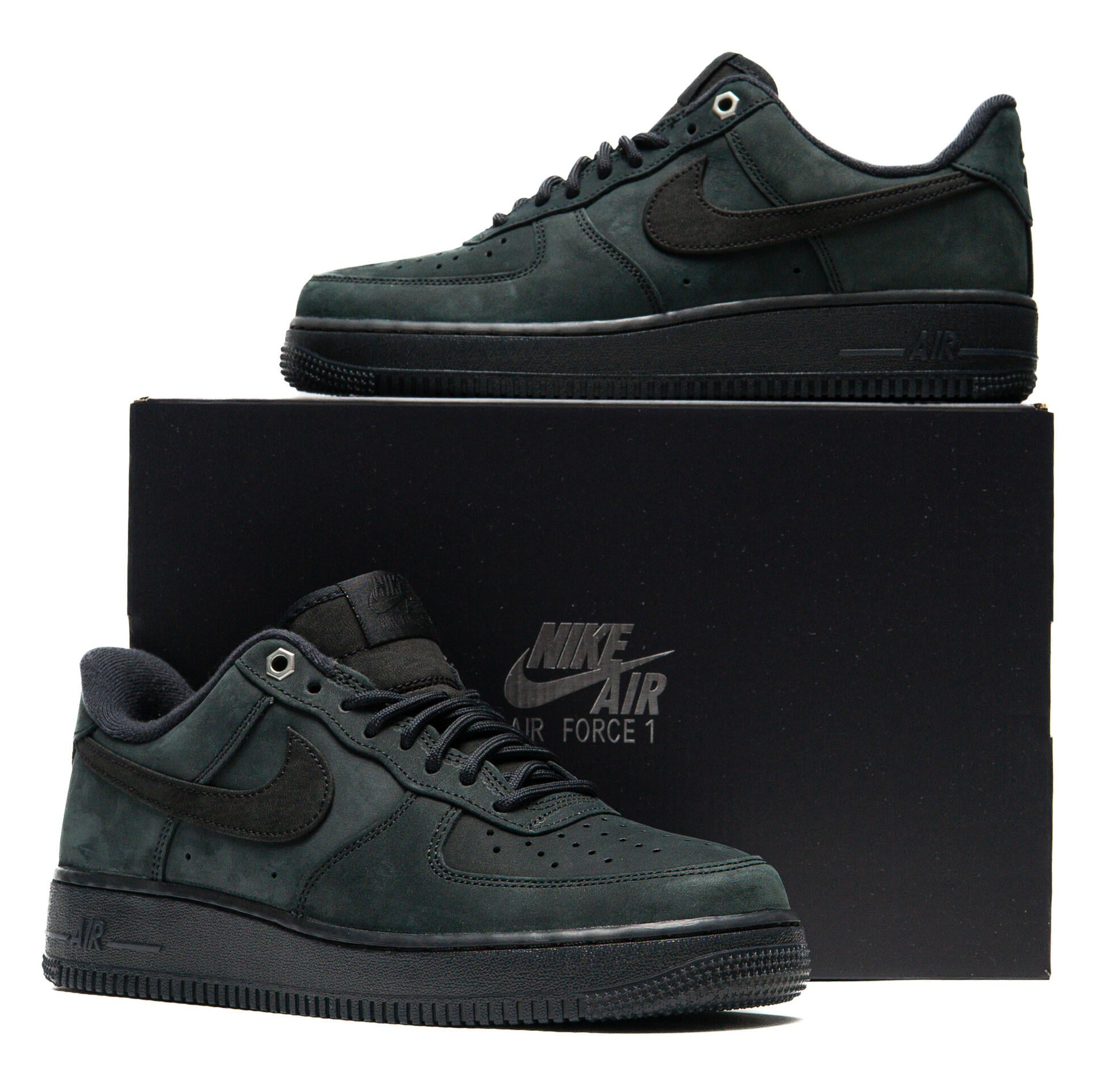 Nike Air Force 1 Low '07 WB Triple Black Nubuck