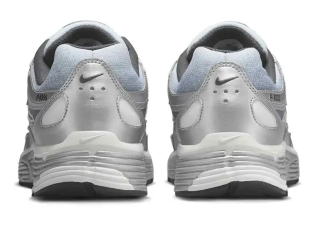 Nike P-6000 Metallic Silver Summit White-Wolf Grey