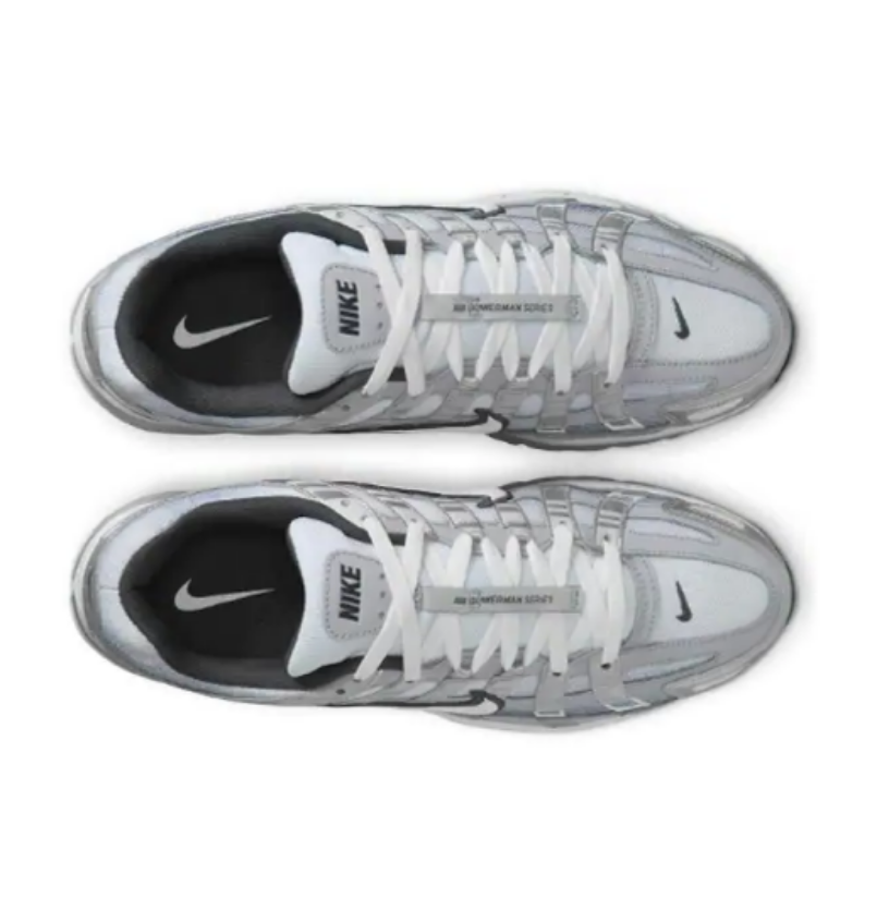 Nike P-6000 Metallic Silver Summit White-Wolf Grey