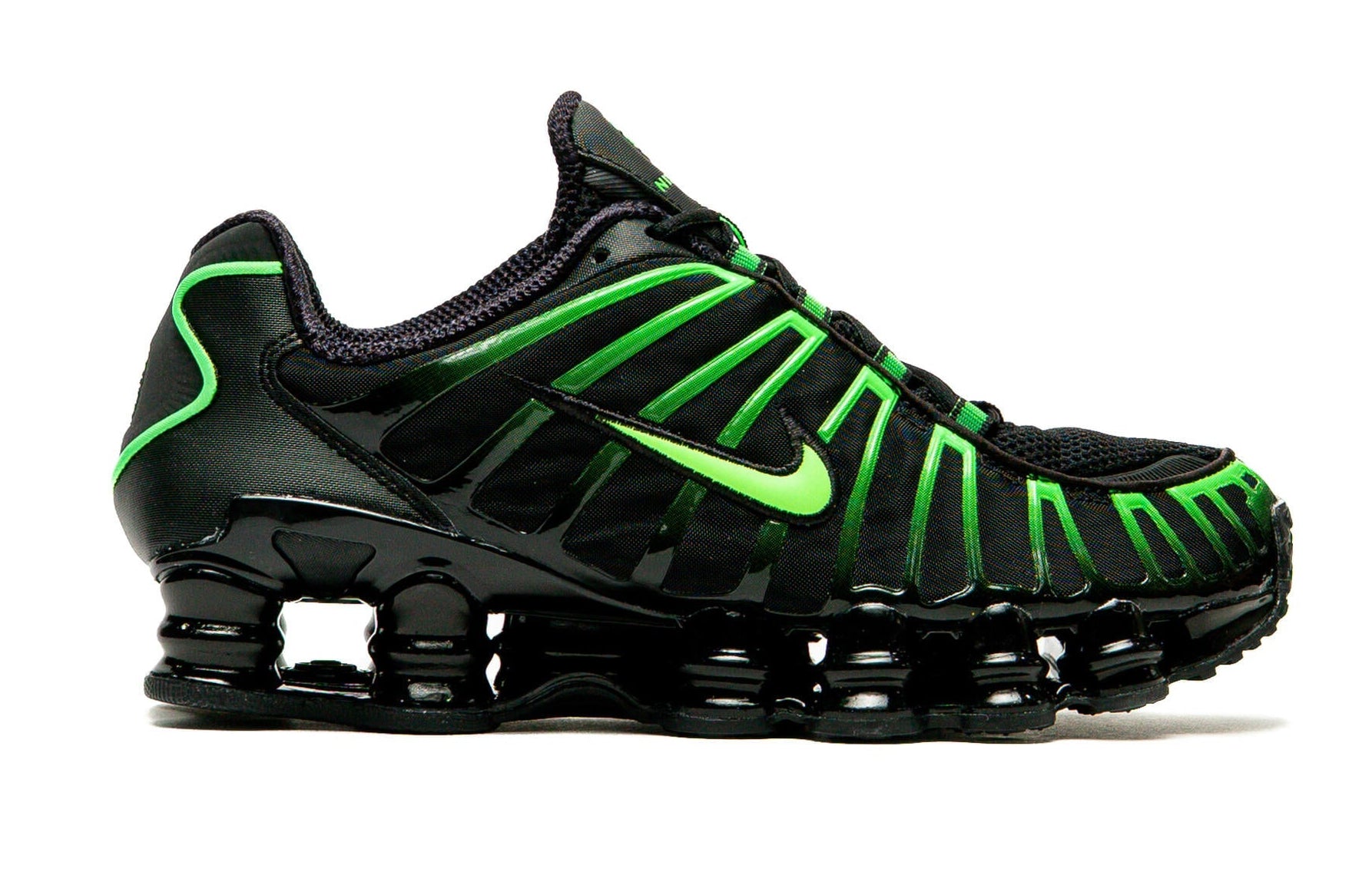 Nike Shox TL Black Green Strike