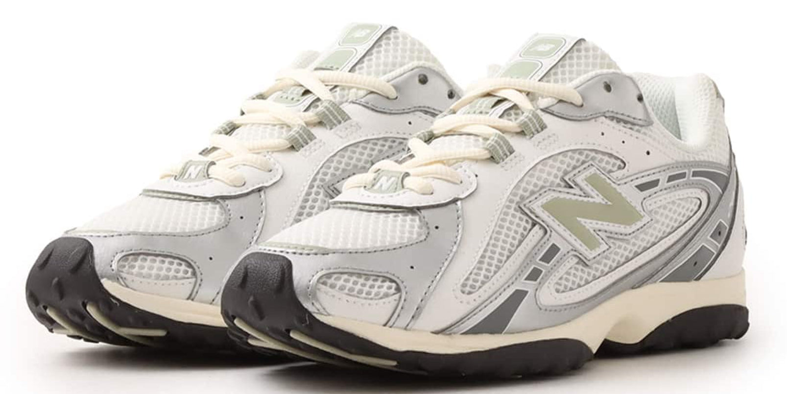 New Balance 204L Silver Metallic Sage Green