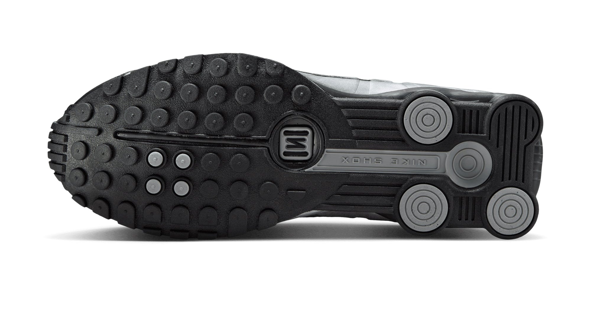 Nike Shox R4 Metallic Silver Black