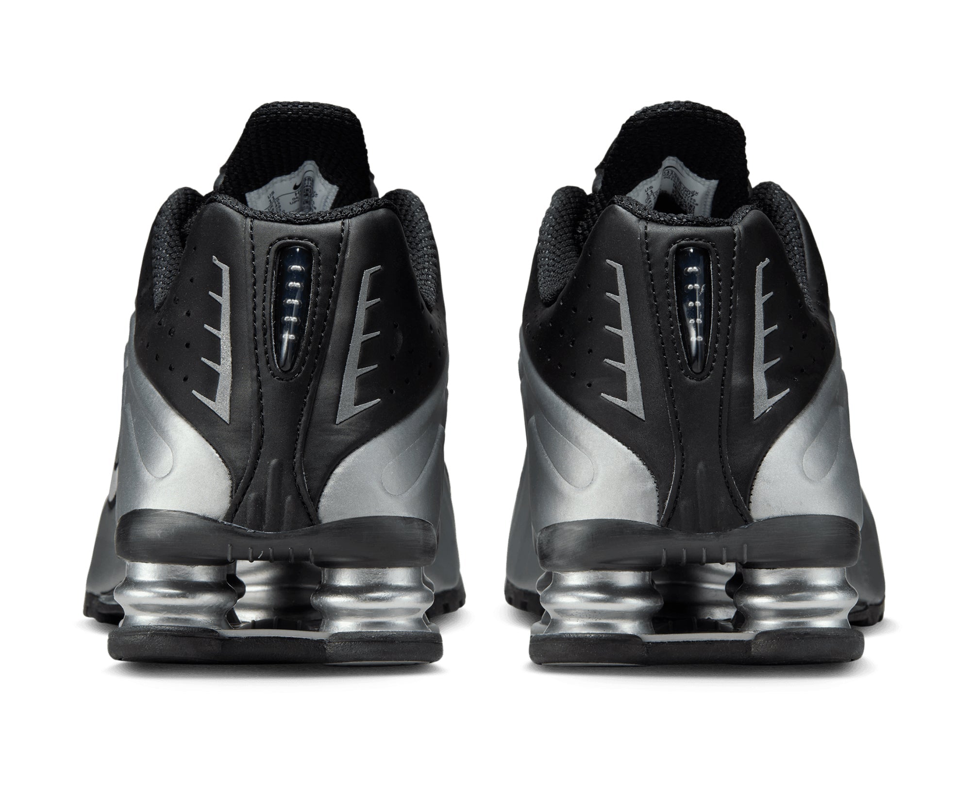 Nike Shox R4 Metallic Silver Black