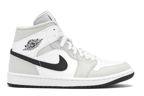 Jordan 1 Mid Light Smoke Grey (Women's)