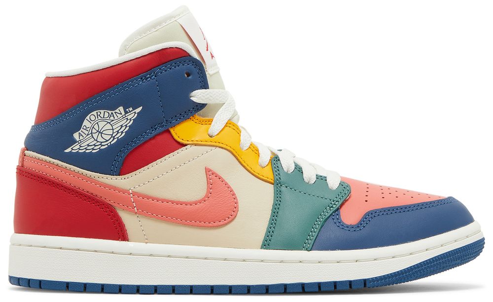 Jordan 1 Mid Multi Color (2022) (Women's)