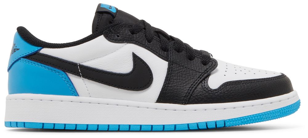 Jordan 1 Retro Low OG Black Dark Powder Blue (GS)
