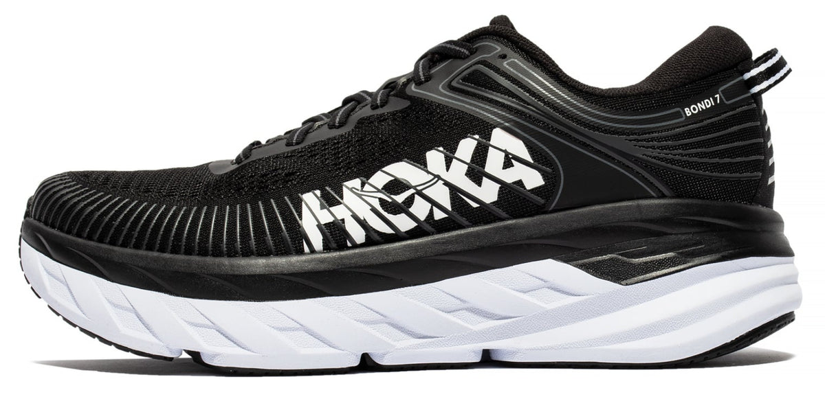 Hoka One One Bondi 7 Black White