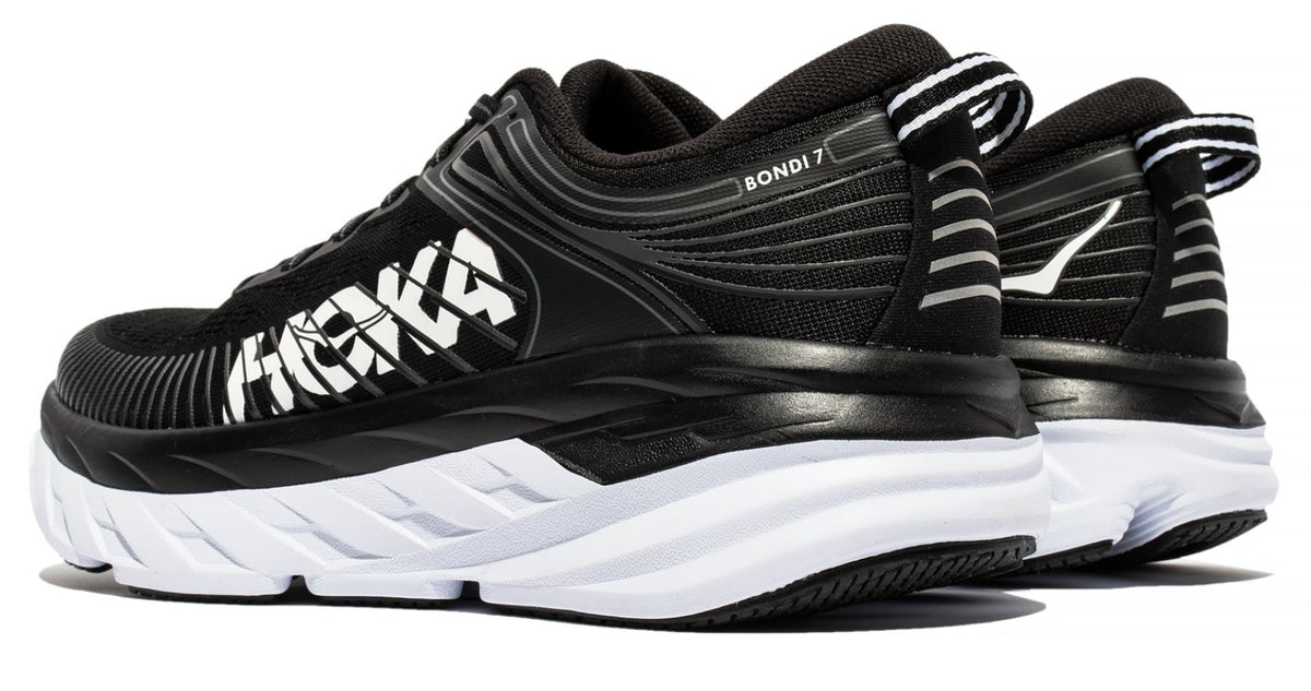 Hoka One One Bondi 7 Black White