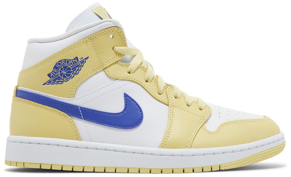 Jordan 1 Mid Lemon Wash Lapis (Women's)