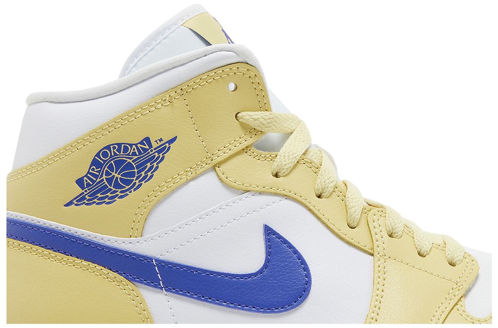 Jordan 1 Mid Lemon Wash Lapis (Women's)