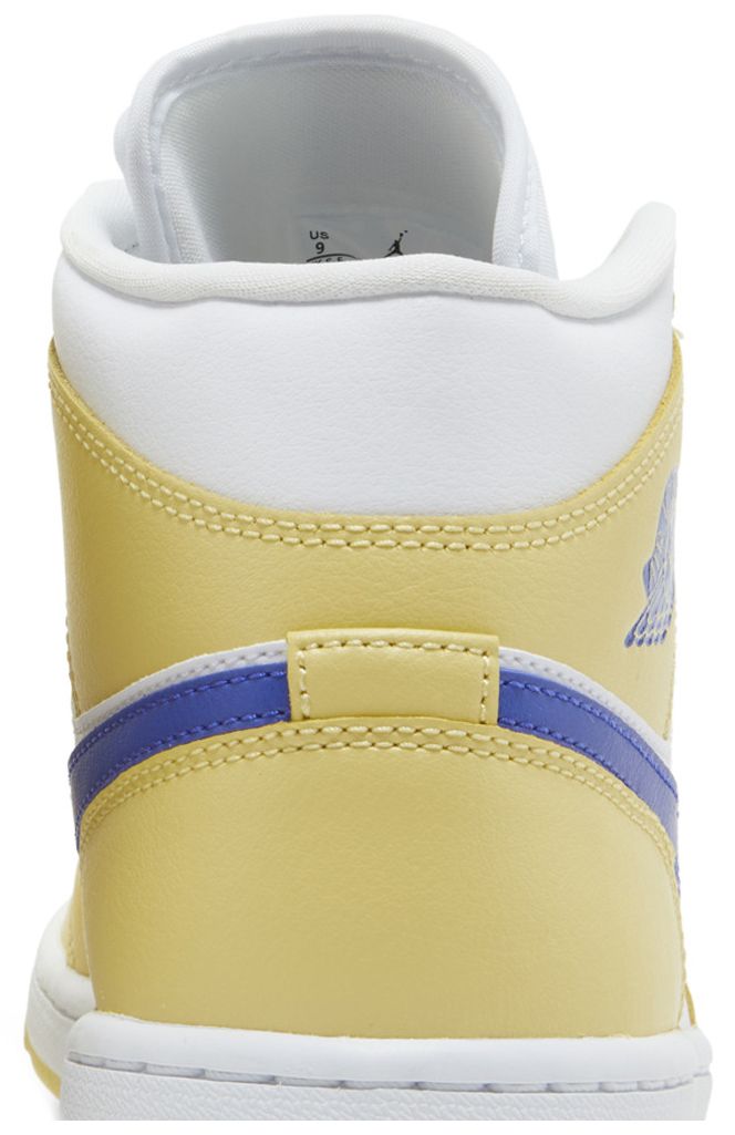 Jordan 1 Mid Lemon Wash Lapis (Women's)