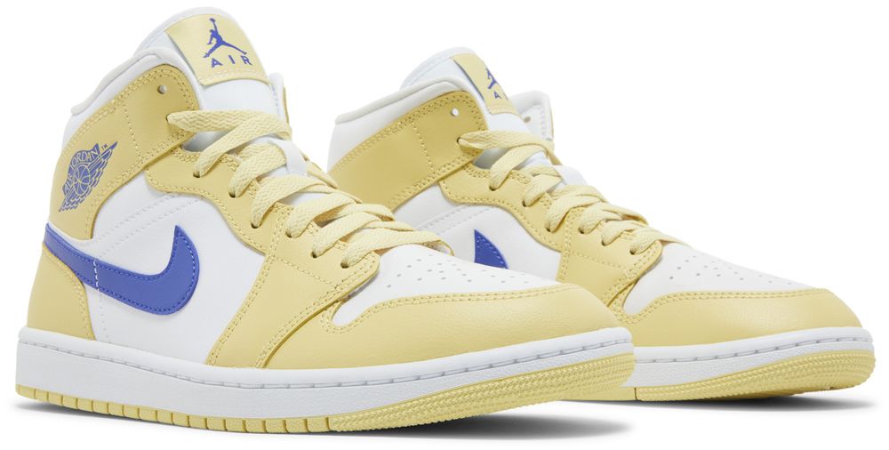 Jordan 1 Mid Lemon Wash Lapis (Women's)