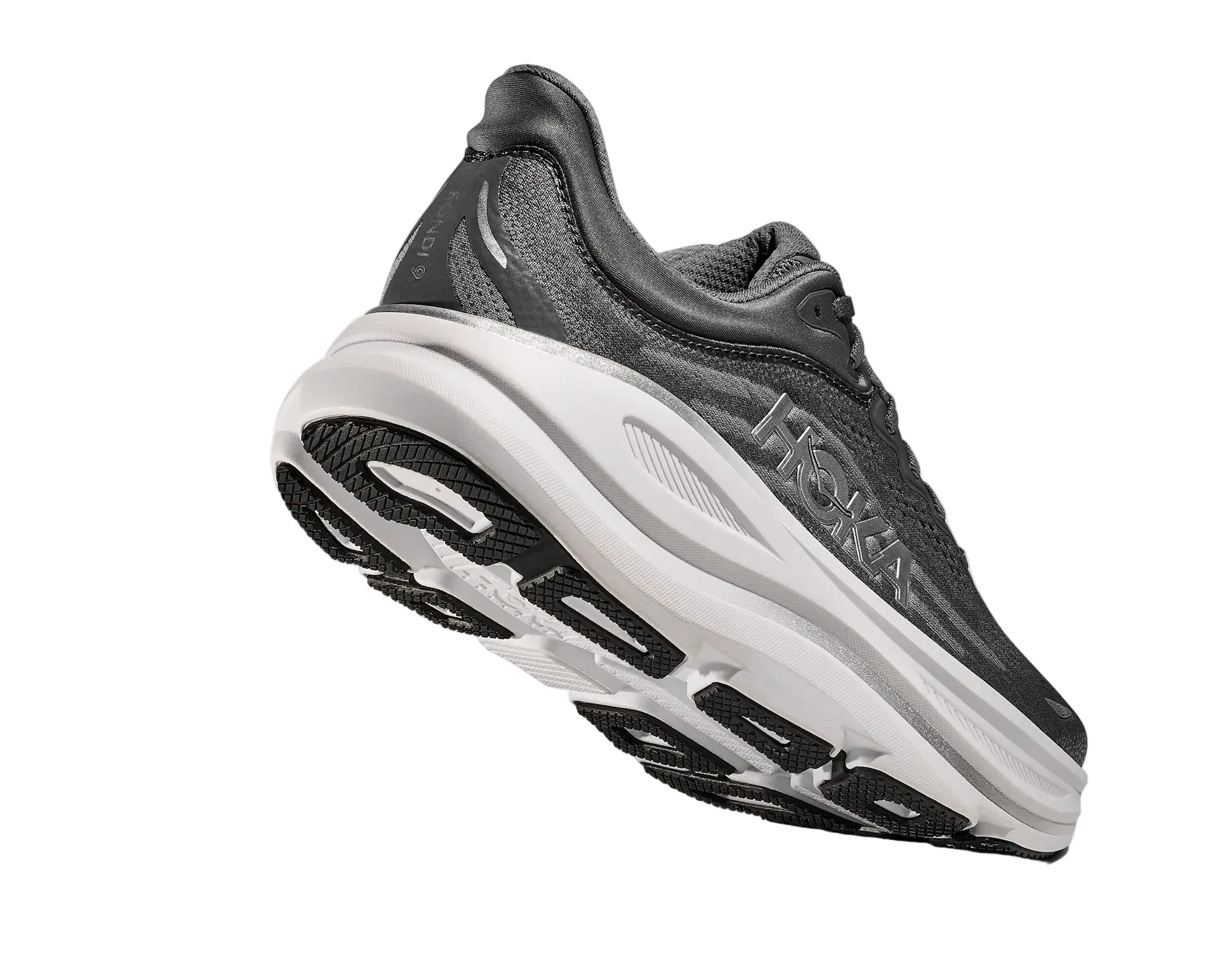 Hoka One One Bondi 9 Asteroid Silver