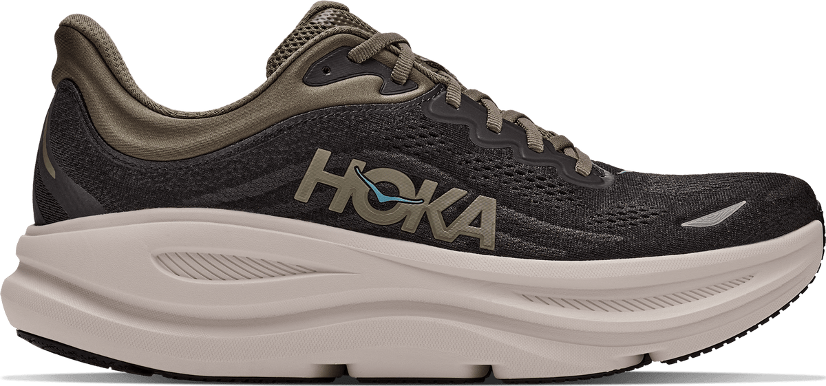 Hoka One One Bondi 9 Black River Rock Grey
