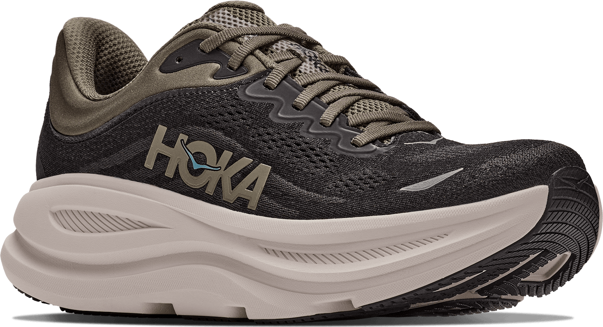 Hoka One One Bondi 9 Black River Rock Grey