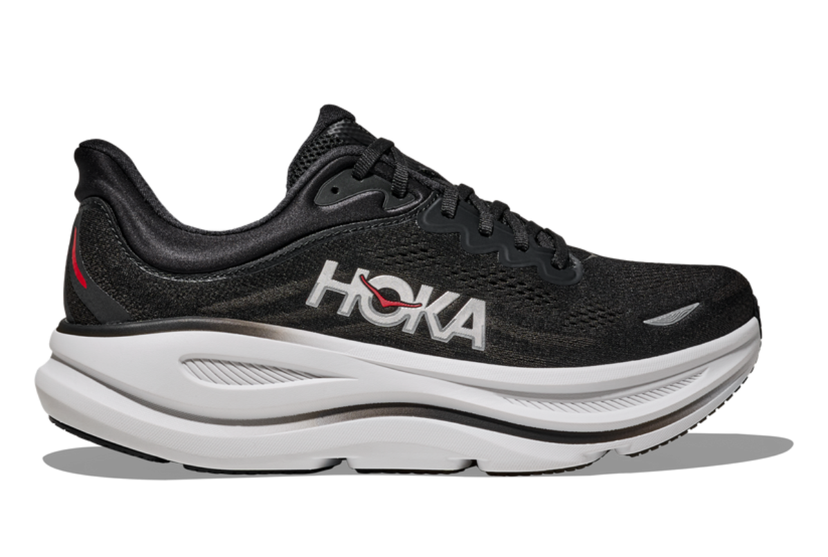 Hoka One One Bondi 9 Black Vermillion
