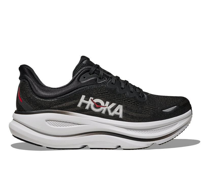 Hoka One One Bondi 9 Black Vermillion