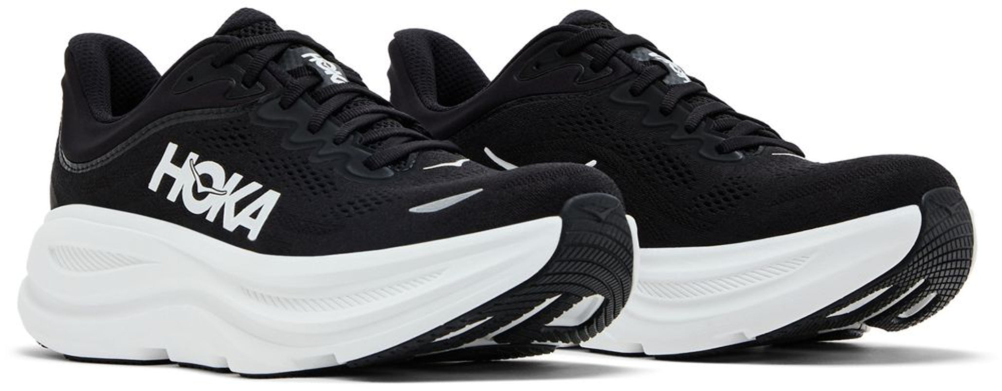 Hoka One One Bondi 9 Black White