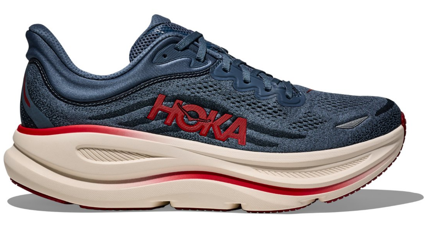 Hoka One One Bondi 9 Thunder Cloud Vermillion