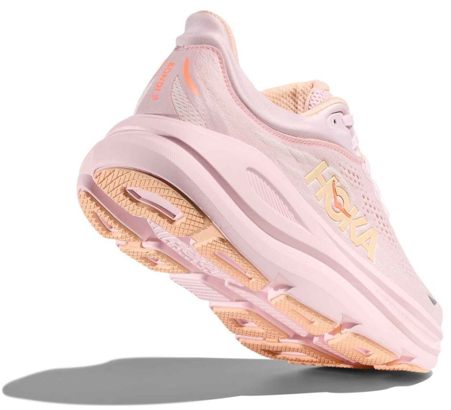 Hoka One One Bondi 9 Lilac Cream Tangerine Glow (Women's)