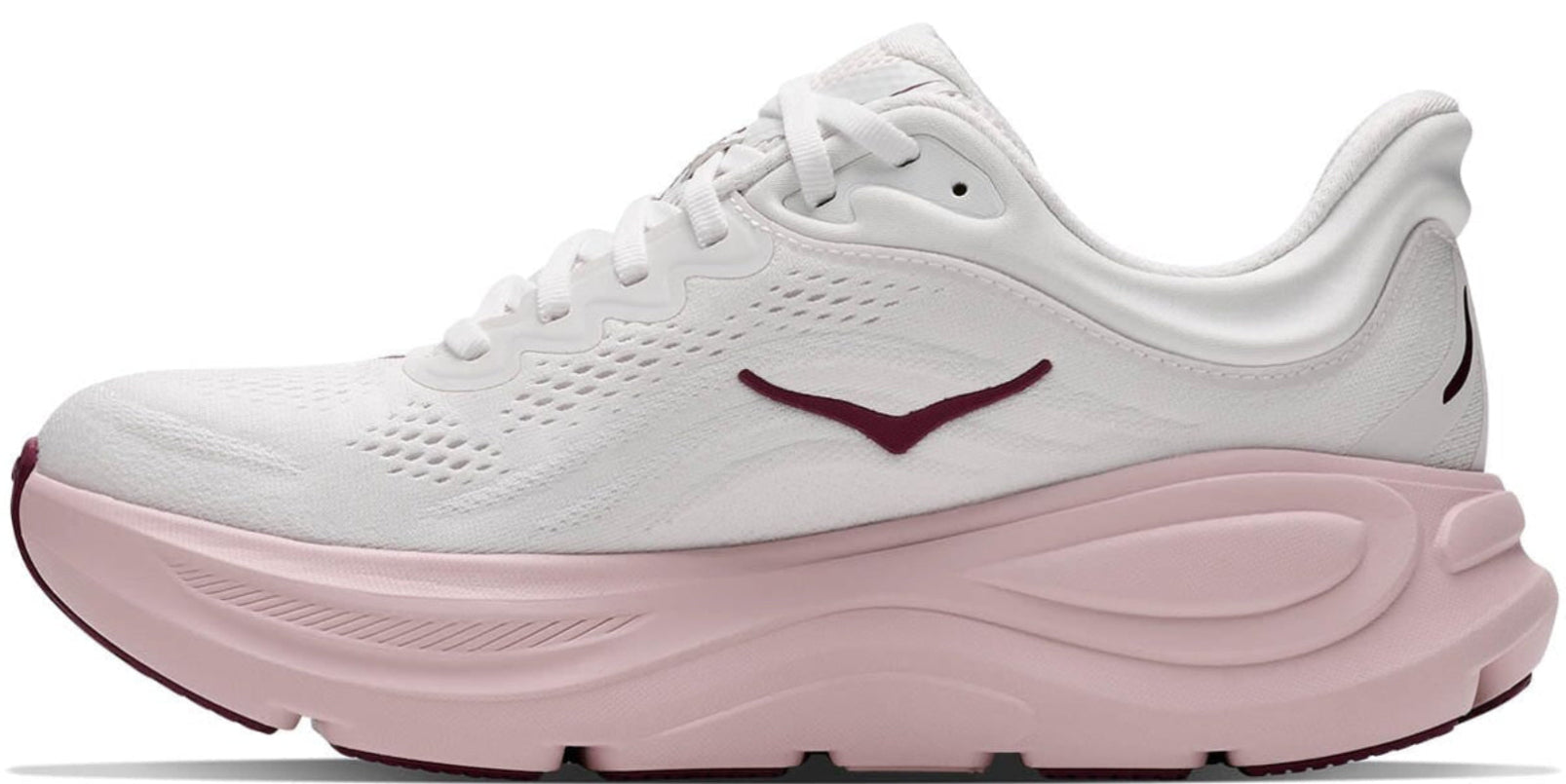 Hoka One One Bondi 9 White Pink Opal (Women's)