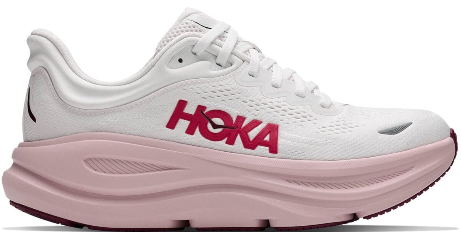Hoka One One Bondi 9 White Pink Opal (Women's)