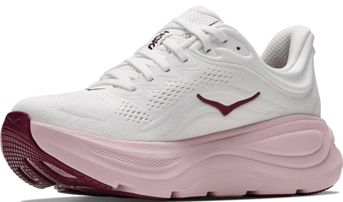 Hoka One One Bondi 9 White Pink Opal (Women's)