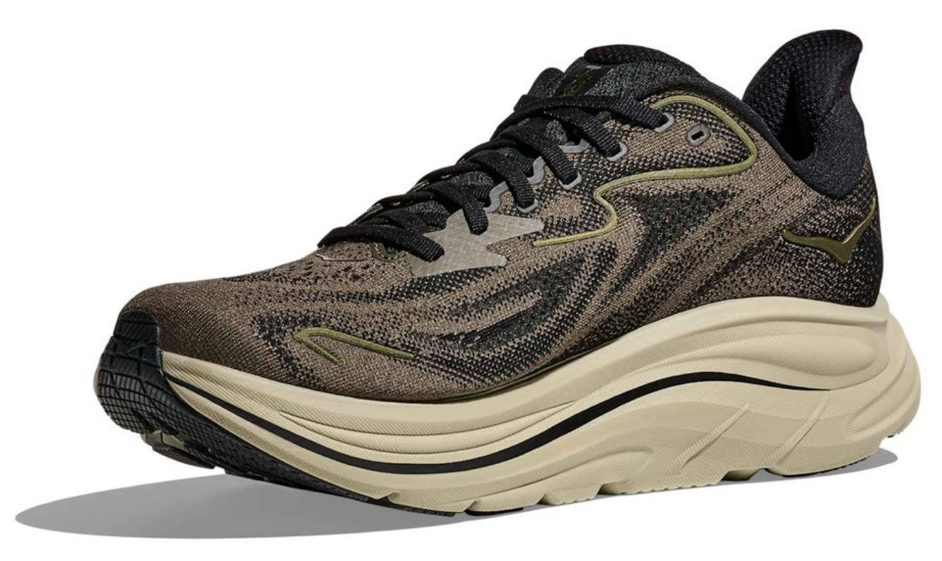 Hoka One One Clifton 10 Dark Roast Black