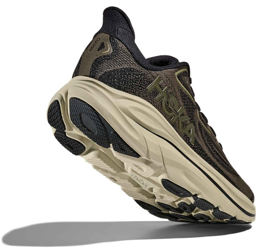 Hoka One One Clifton 10 Dark Roast Black
