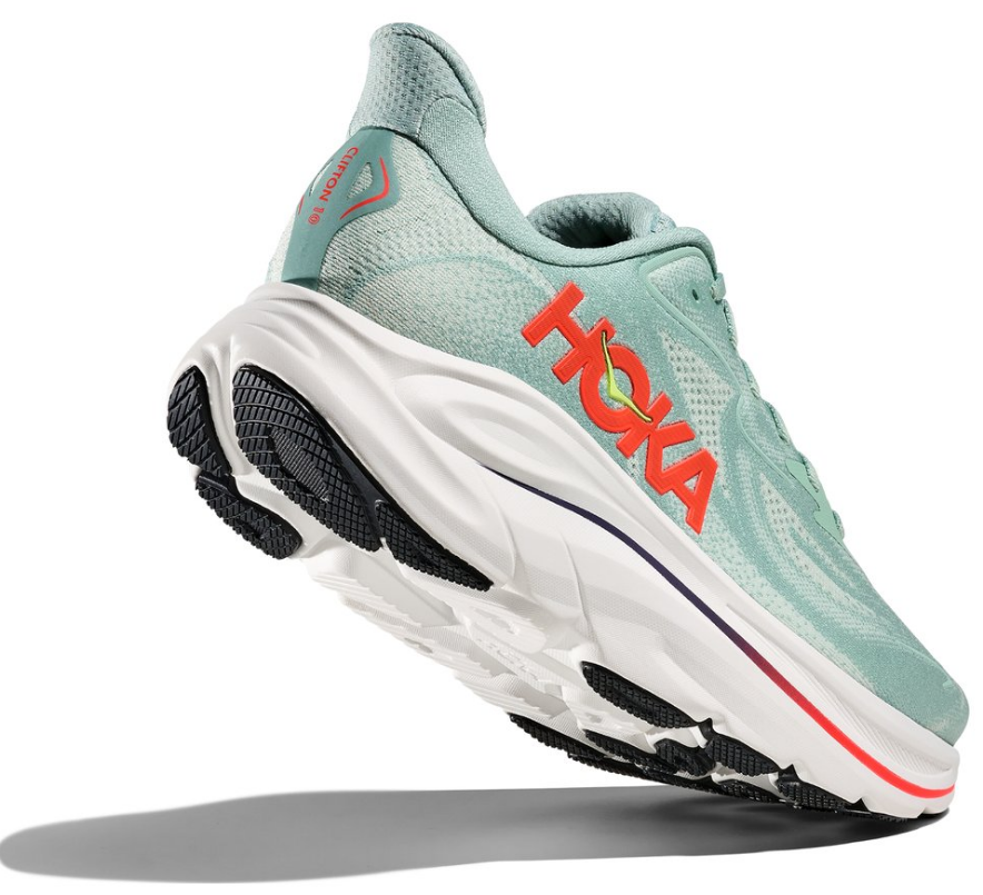 Hoka One One Clifton 10 Sage Neon Flame