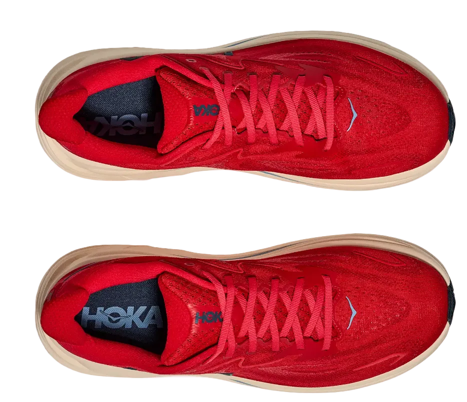 Hoka One One Clifton 10 Vermillion Varsity Navy