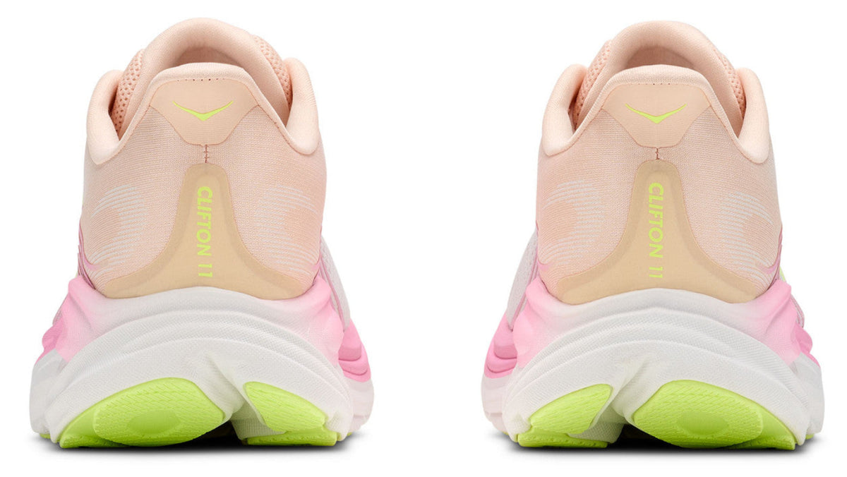 Hoka One One Clifton 11 Tangerine Glow White (Women's)