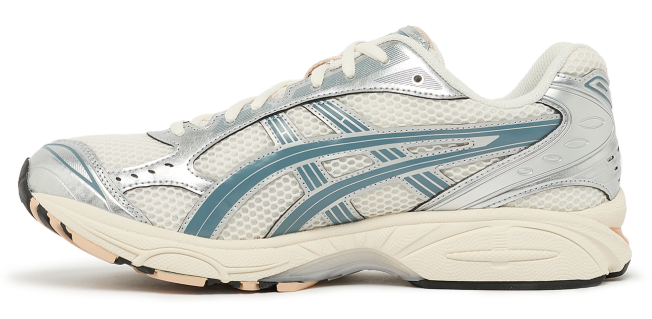 ASICS Gel-Kayano 14 Birch Pure Silver Teal Gold