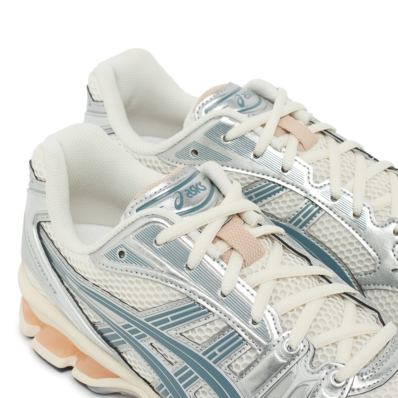 ASICS Gel-Kayano 14 Birch Pure Silver Teal Gold