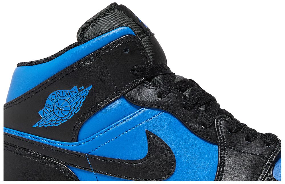 Jordan 1 Mid Black Royal Metallic
