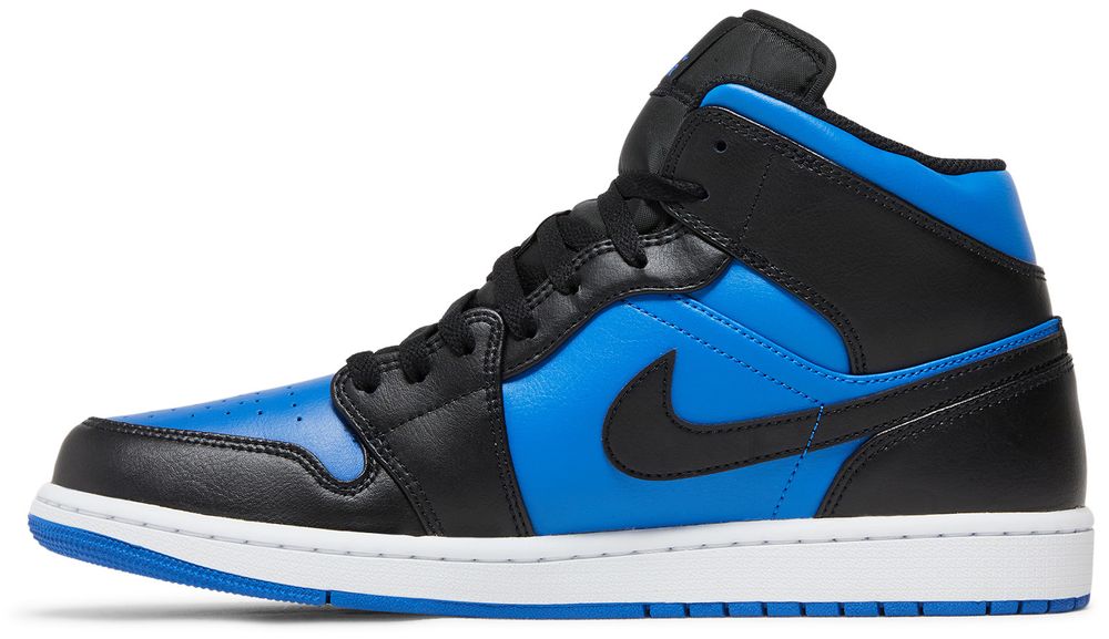 Jordan 1 Mid Black Royal Metallic