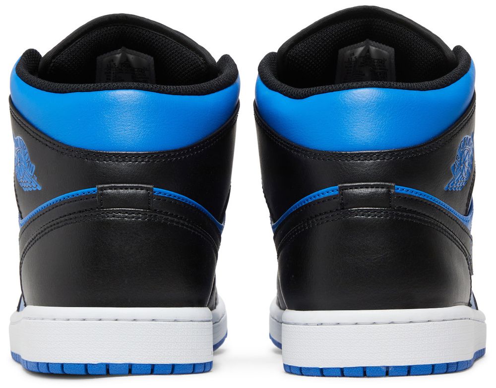 Jordan 1 Mid Black Royal Metallic