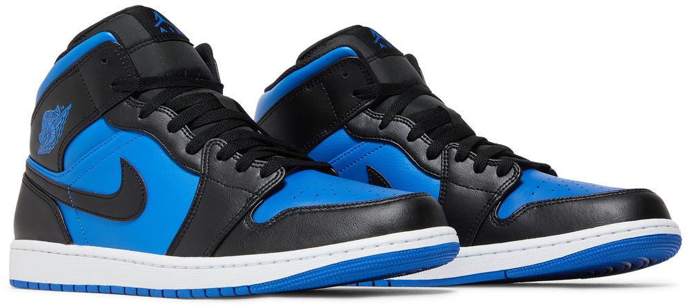 Jordan 1 Mid Black Royal Metallic
