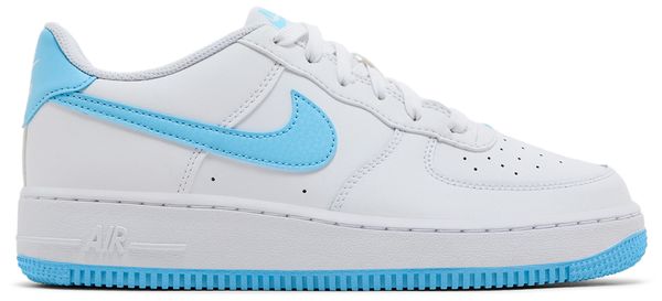 Nike Air Force 1 Low White Aquarius Blue (GS)