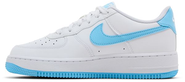 Nike Air Force 1 Low White Aquarius Blue (GS)