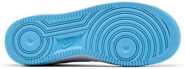 Nike Air Force 1 Low White Aquarius Blue (GS)
