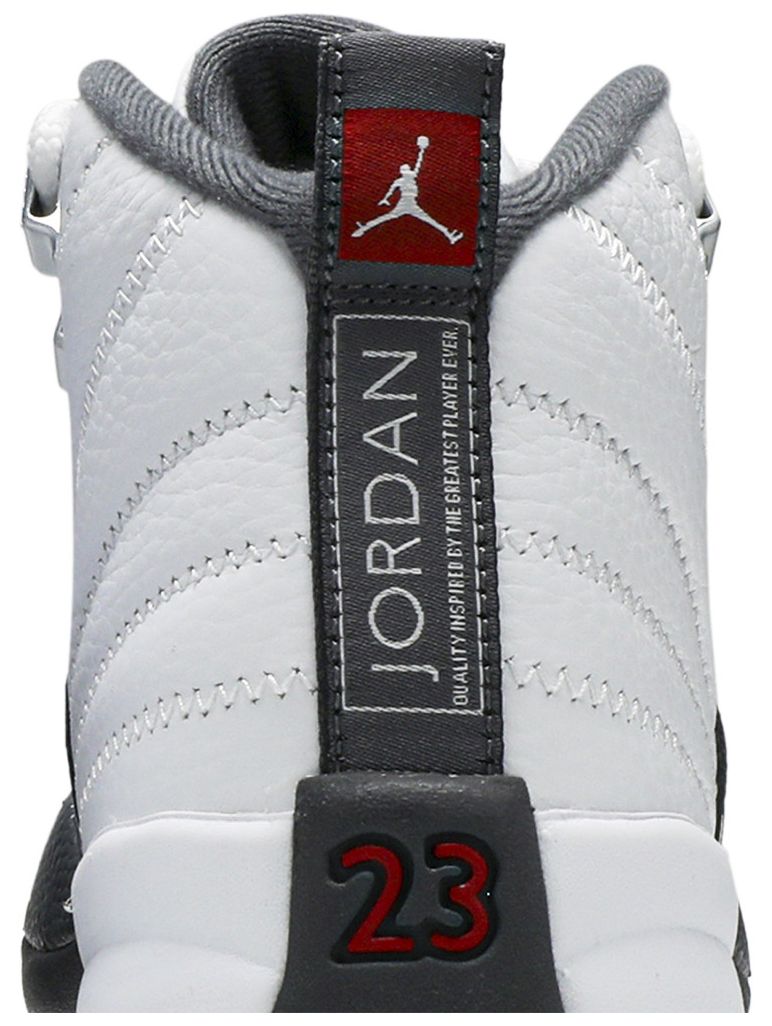 Jordan 12 Retro White Dark Grey (GS)
