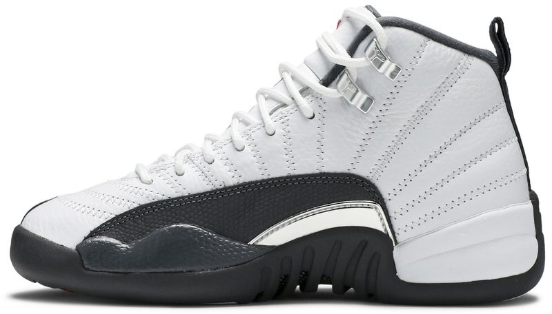 Jordan 12 Retro White Dark Grey (GS)