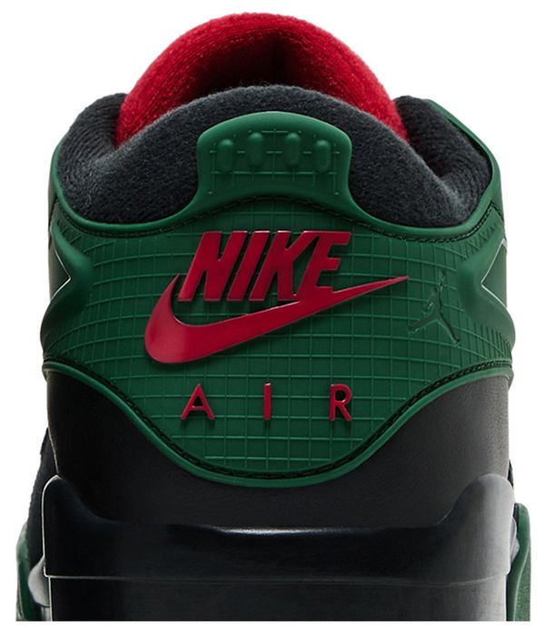 Jordan 4 RM Black Gorge Green University Red