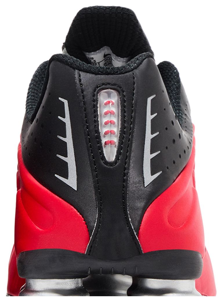 Nike Shox R4 University Red Black Metallic Silver