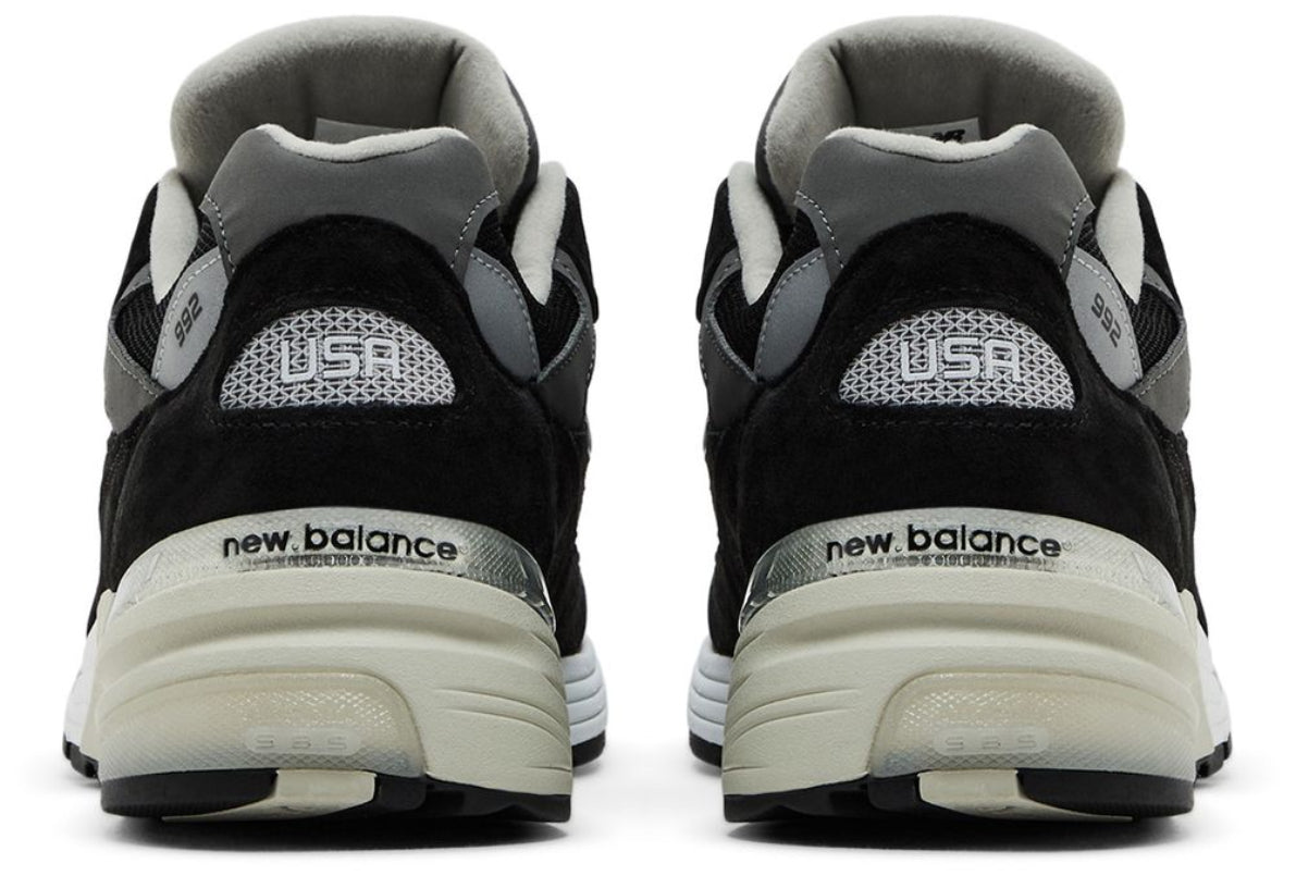 New Balance 992 MiUSA Black Grey